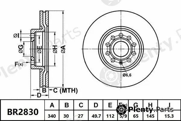 Bendix-Au BR2830ULT — Brake Disc
