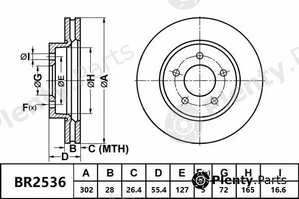 Bendix-Au BR2536ULT — Brake Disc