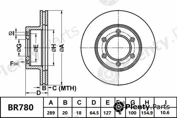 Bendix-Au BR780ULT — Brake Disc