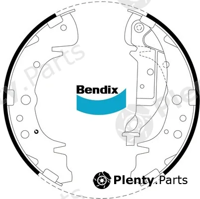 Bendix-Au BS1782 — Brake Shoe Set