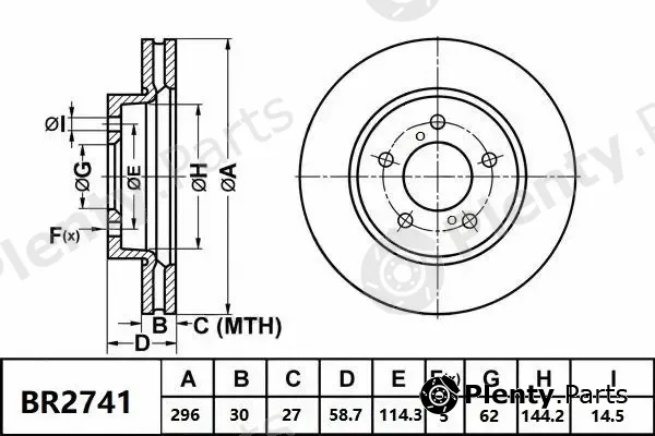 Bendix-Au BR2741ULT — Brake Disc