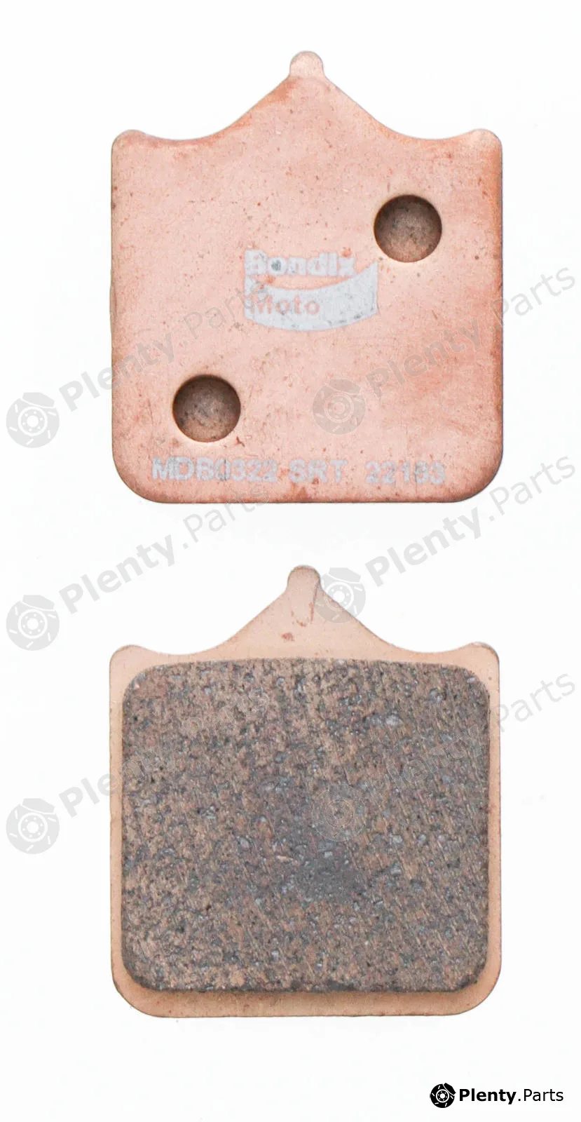 Bendix-Au MDB0322SRT — Brake Pad Set, disc brake