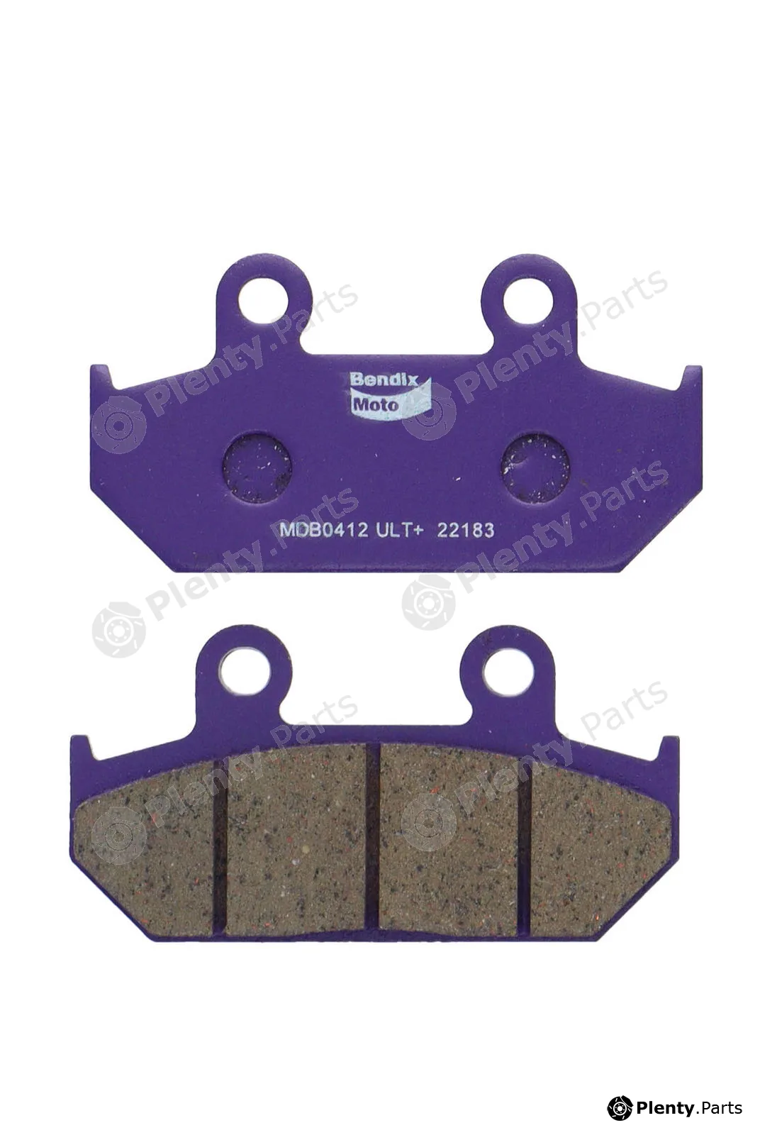 Bendix-Au MDB0412ULT — Brake Pad Set, disc brake