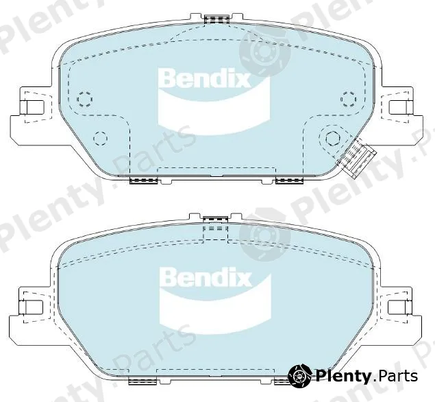 Bendix-Au DB24504WD — Brake Pad Set, disc brake