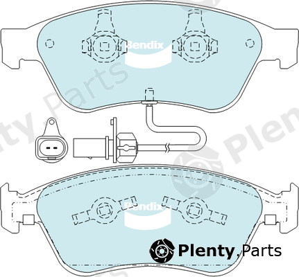 Bendix-Au DB2202EURO — Brake Pad Set, disc brake