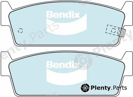 Bendix-Au DB1144GCT — Brake Pad Set, disc brake