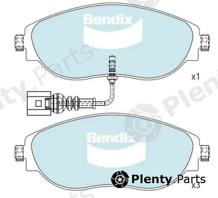 Bendix-Au DB2513ULT — Brake Pad Set, disc brake