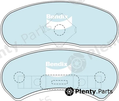 Bendix-Au DB1046GCT — Brake Pad Set, disc brake