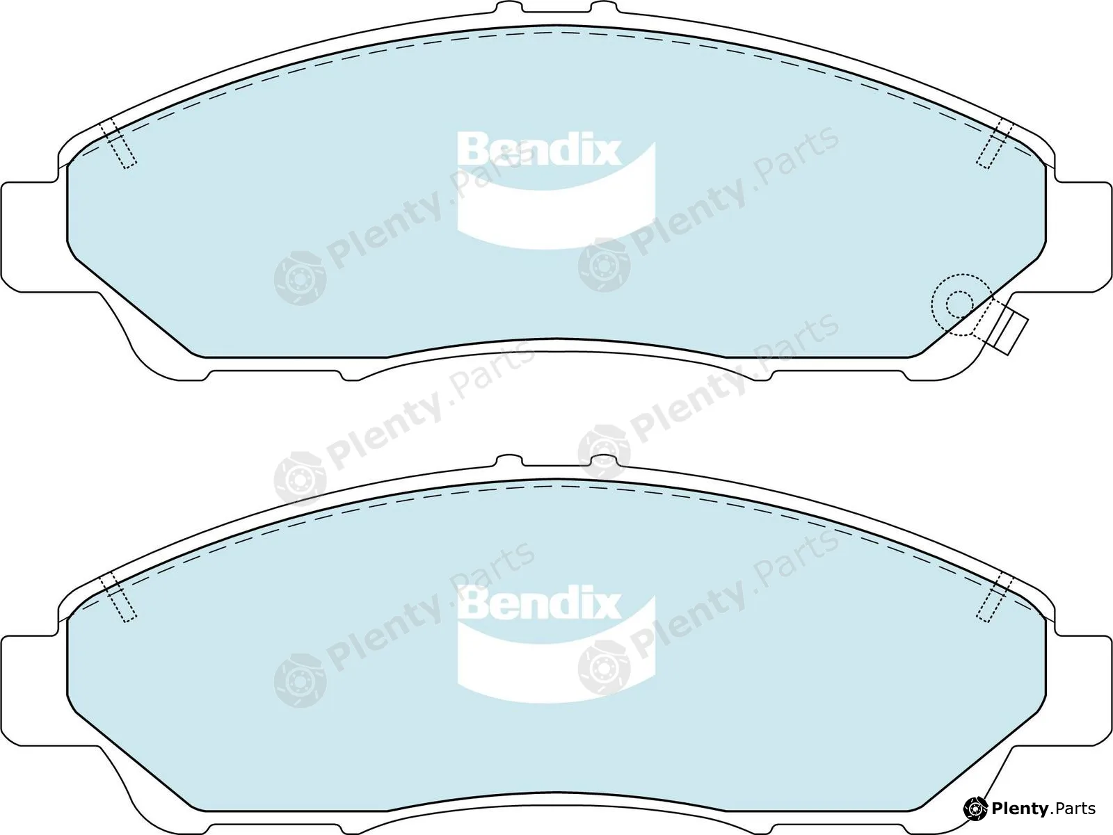 Bendix-Au DB23674WD — Brake Pad Set, disc brake