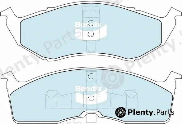 Bendix-Au 7470AHD — Brake Pad Set, disc brake
