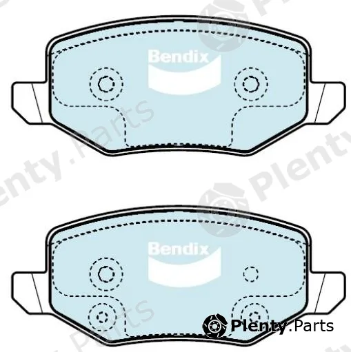 Bendix-Au DB2653GCT — Brake Pad Set, disc brake