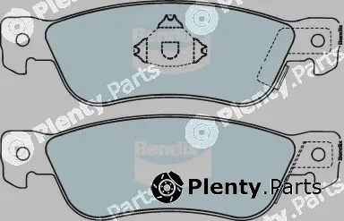 Bendix-Au DB11614WD — Brake Pad Set, disc brake