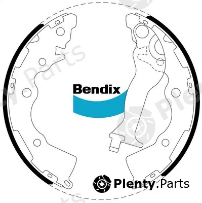 Bendix-Au BS5014 — Brake Shoe Set
