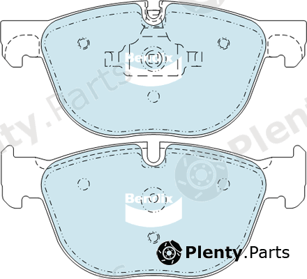 Bendix-Au DB2006EURO — Brake Pad Set, disc brake