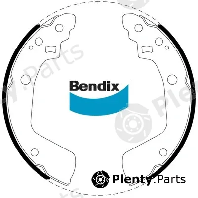 Bendix-Au BS5020 — Brake Shoe Set