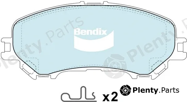 Bendix-Au DB2345HD — Brake Pad Set, disc brake