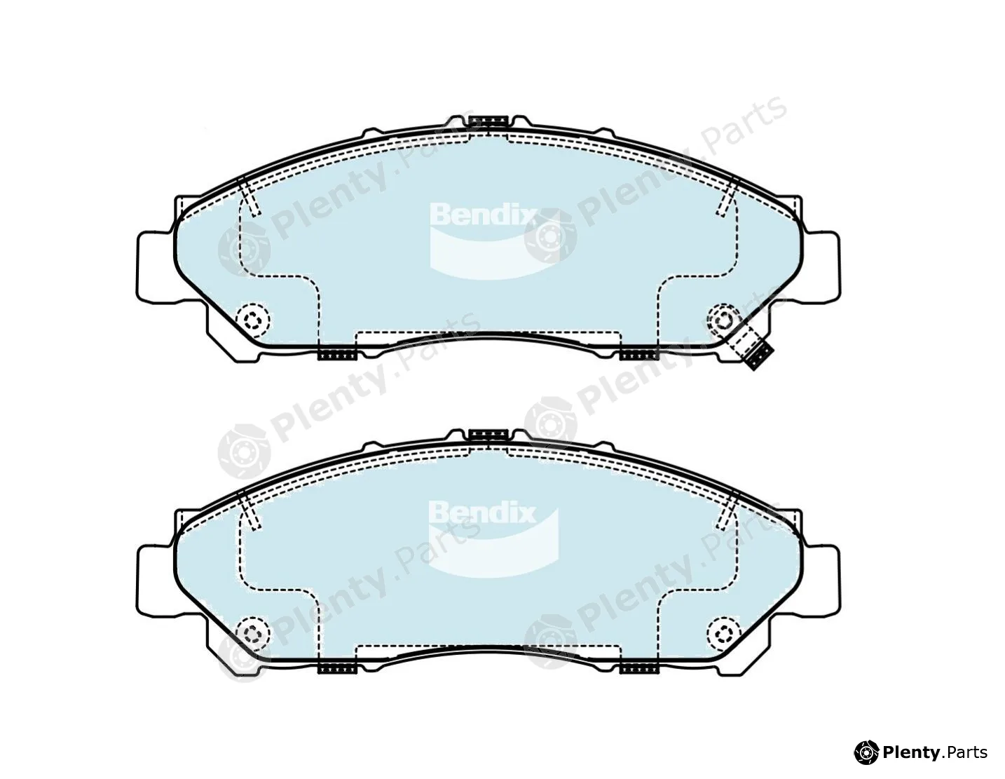 Bendix-Au DB2525HD — Brake Pad Set, disc brake