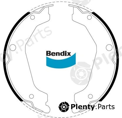 Bendix-Au BS5253 — Brake Shoe Set, parking brake