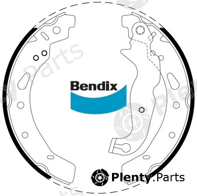 Bendix-Au BS5022 — Brake Shoe Set