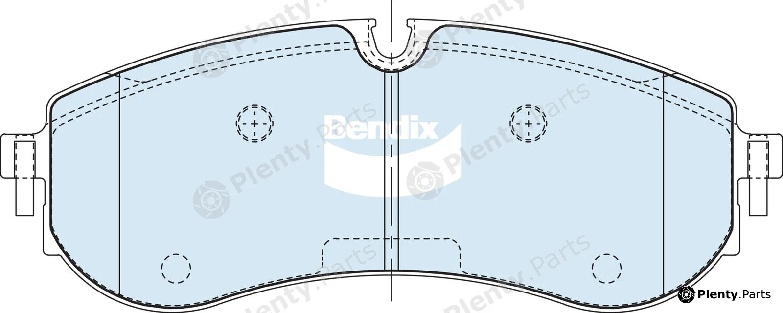 Bendix-Au DB2684HD — Brake Pad Set, disc brake
