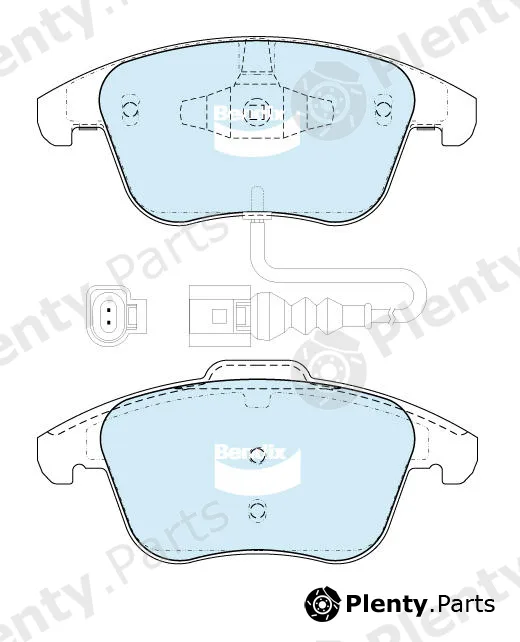 Bendix-Au DB2232EURO — Brake Pad Set, disc brake