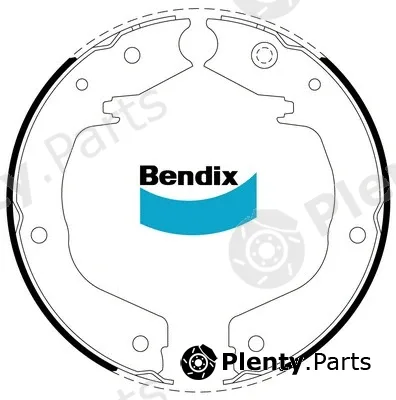 Bendix-Au BS1860 — Brake Shoe Set, parking brake
