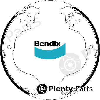 Bendix-Au BS5116 — Brake Shoe Set