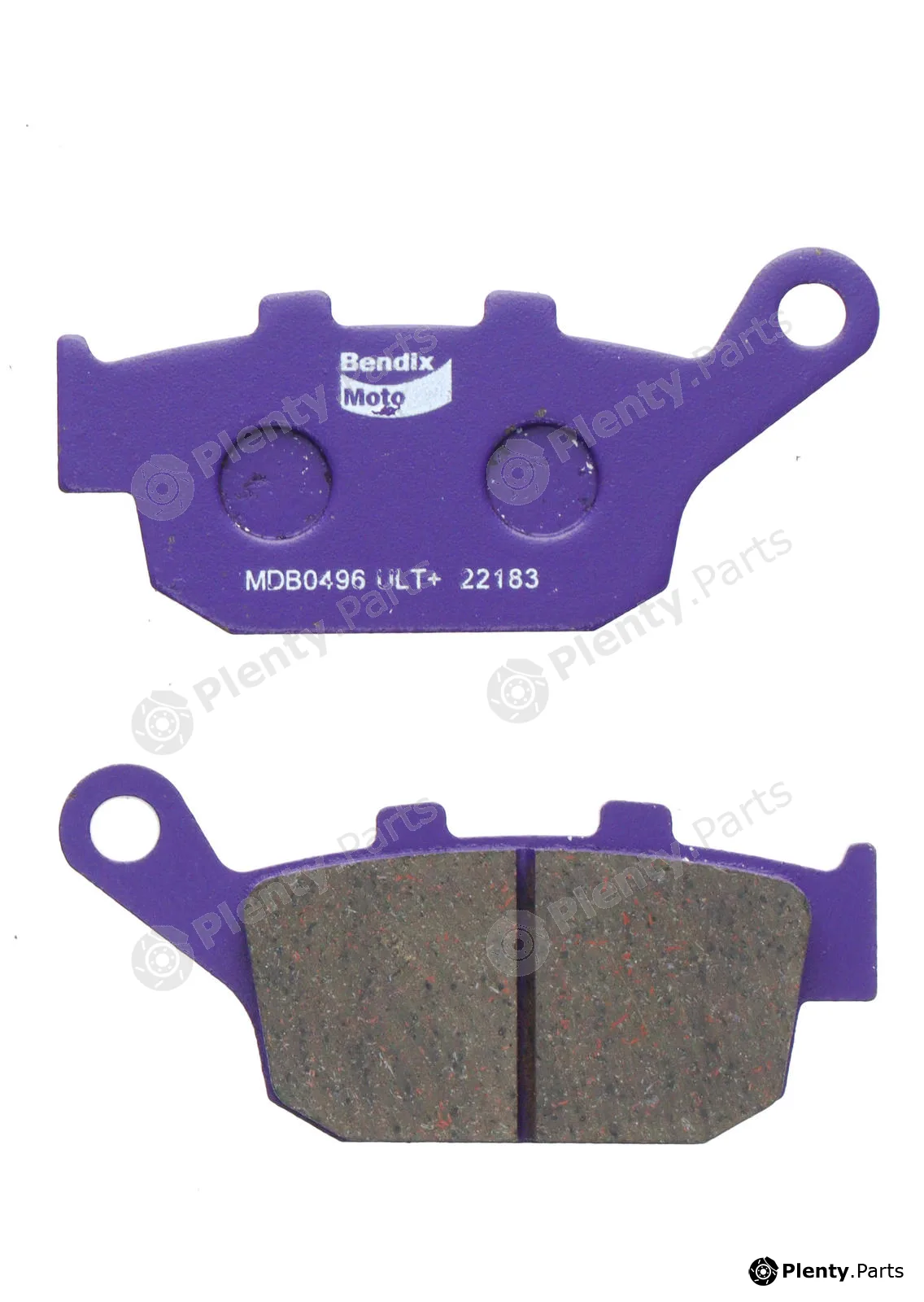 Bendix-Au MDB0496ULT — Brake Pad Set, disc brake