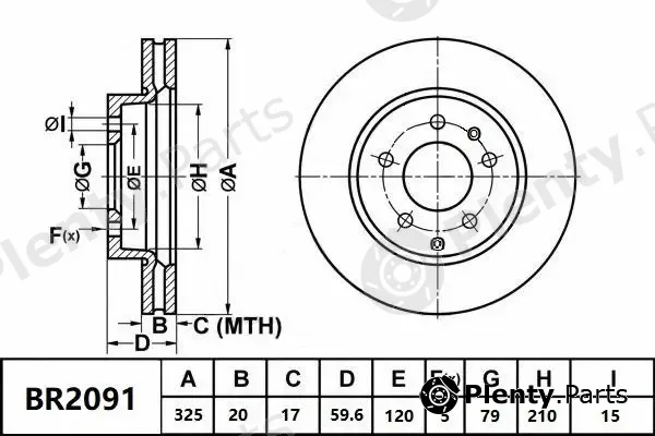 Bendix-Au BR2091ULT — Brake Disc