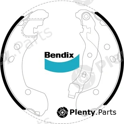 Bendix-Au BS5287 — Brake Shoe Set