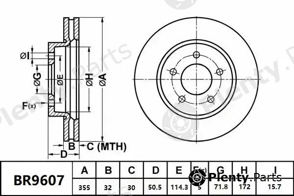 Bendix-Au BR9607ULT — Brake Disc