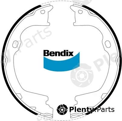 Bendix-Au BS5263 — Brake Shoe Set, parking brake
