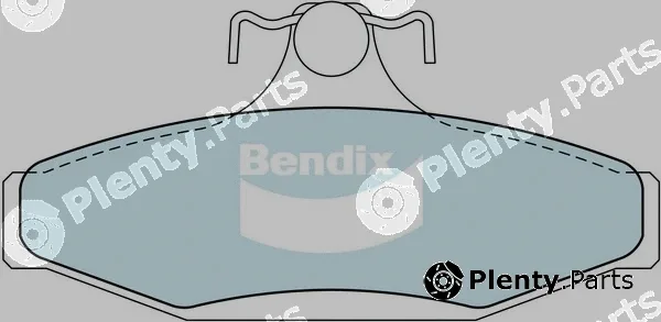 Bendix-Au DB1086GCT — Brake Pad Set, disc brake