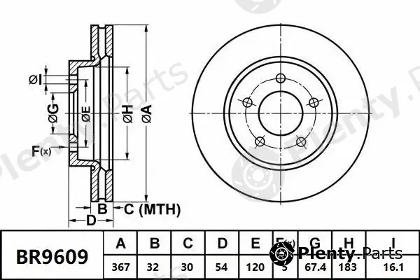 Bendix-Au BR9609ULT — Brake Disc