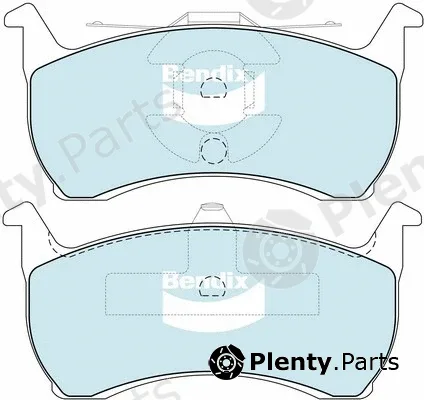 Bendix-Au DB1109BR — Brake Pad Set, disc brake