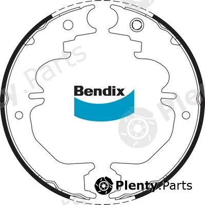 Bendix-Au BS1744 — Brake Shoe Set, parking brake