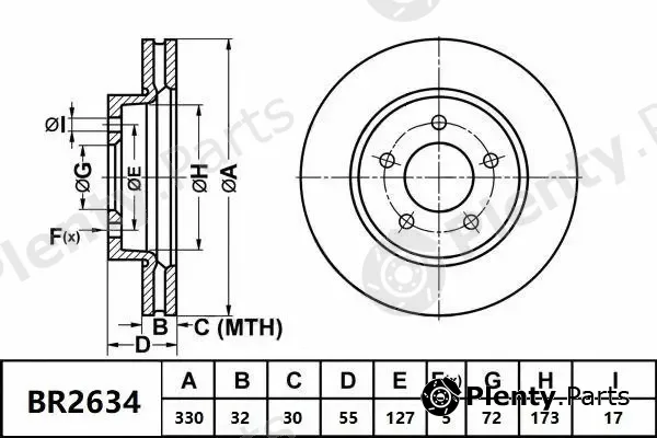 Bendix-Au BR2634ULT — Brake Disc