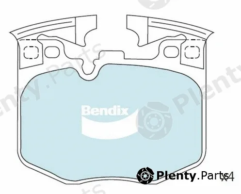 Bendix-Au DB2545EURO — Brake Pad Set, disc brake