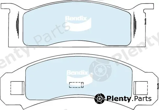 Bendix-Au DB1001GCT — Brake Pad Set, disc brake