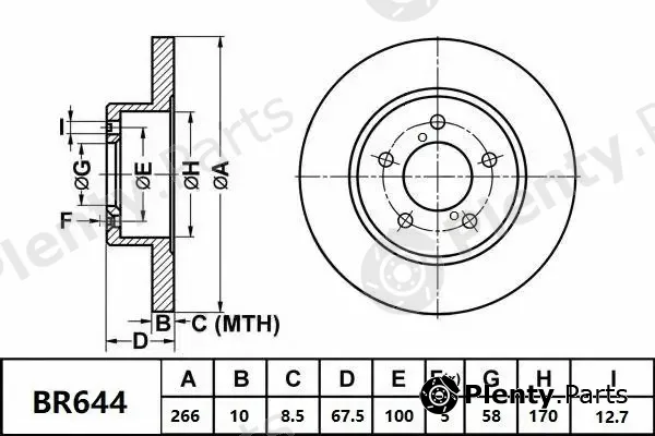 Bendix-Au BR644ULT — Brake Disc