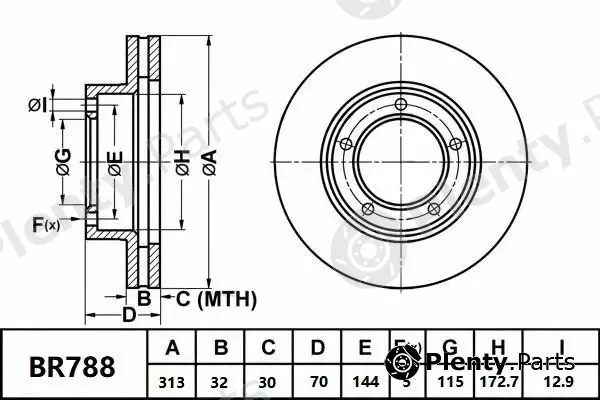 Bendix-Au BR788ULT — Brake Disc