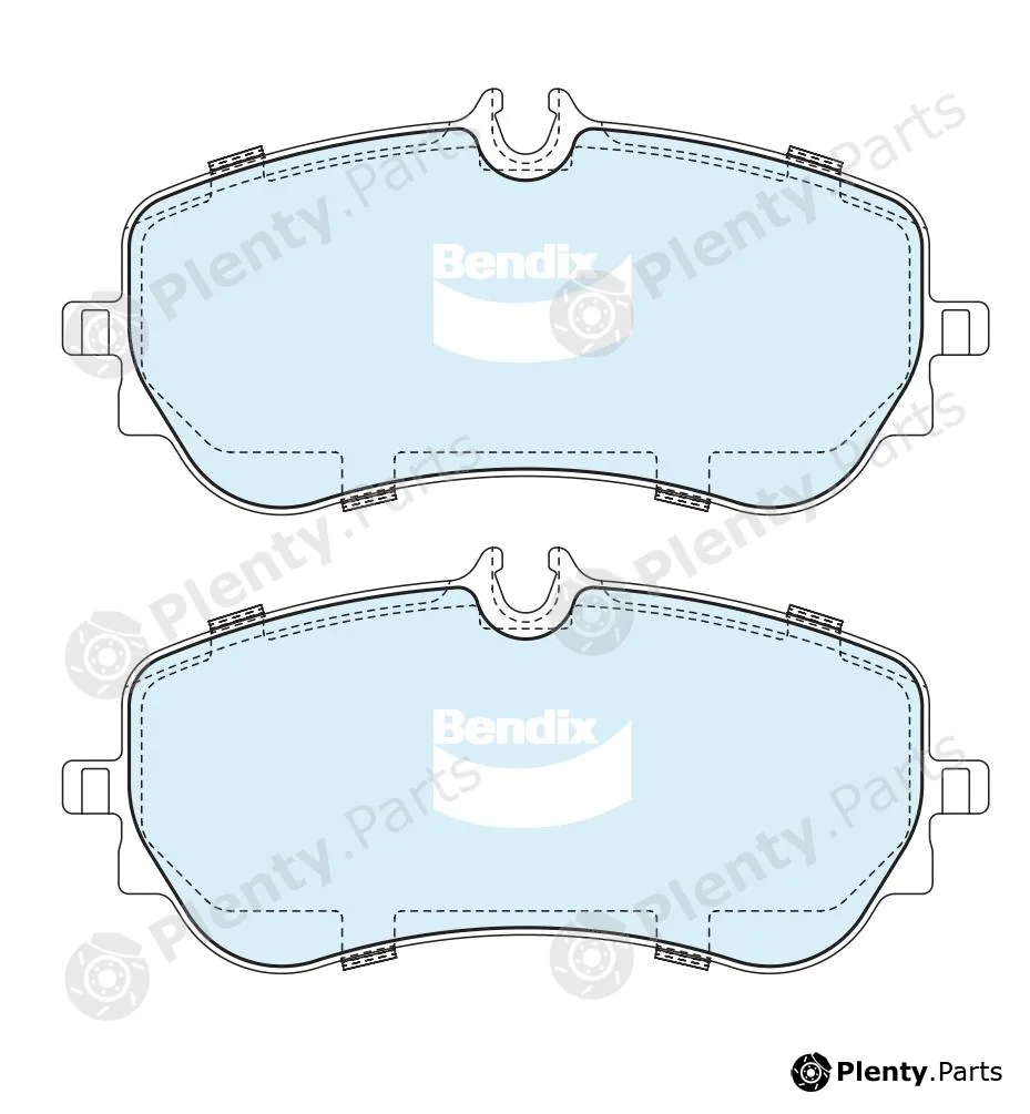 Bendix-Au DB2596ULT4WD — Brake Pad Set, disc brake