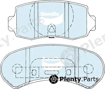 Bendix-Au DB1078GCT — Brake Pad Set, disc brake