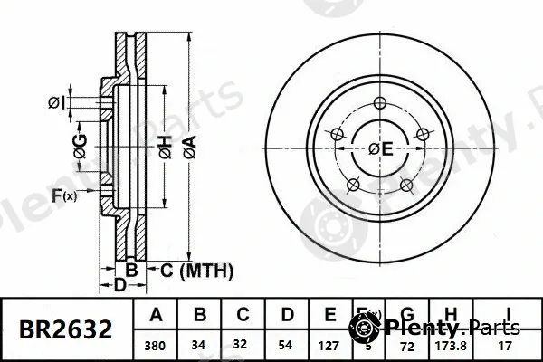 Bendix-Au BR2632ULT — Brake Disc