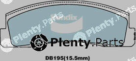 Bendix-Au DB195GCT — Brake Pad Set, disc brake