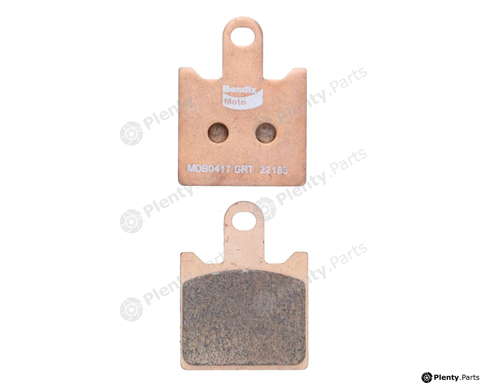 Bendix-Au MDB0417SRT — Brake Pad Set, disc brake