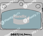 Bendix-Au DB87GCT — Brake Pad Set, disc brake