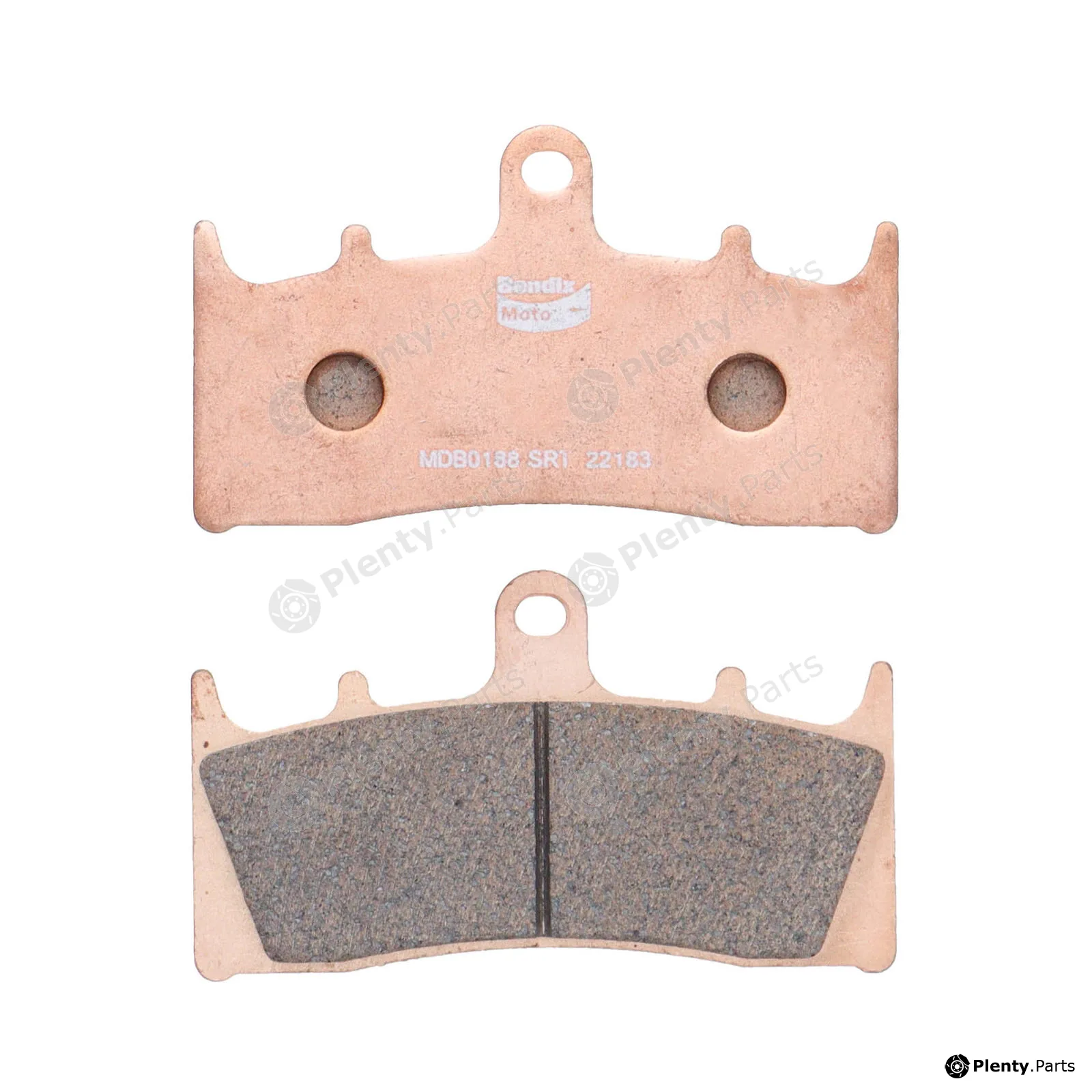Bendix-Au MDB0188SRT — Brake Pad Set, disc brake