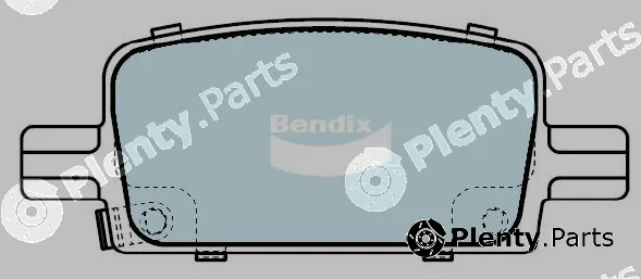 Bendix-Au DB2638HD — Brake Pad Set, disc brake