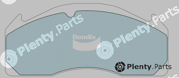 Bendix-Au CVP037PTHD — Brake Pad Set, disc brake